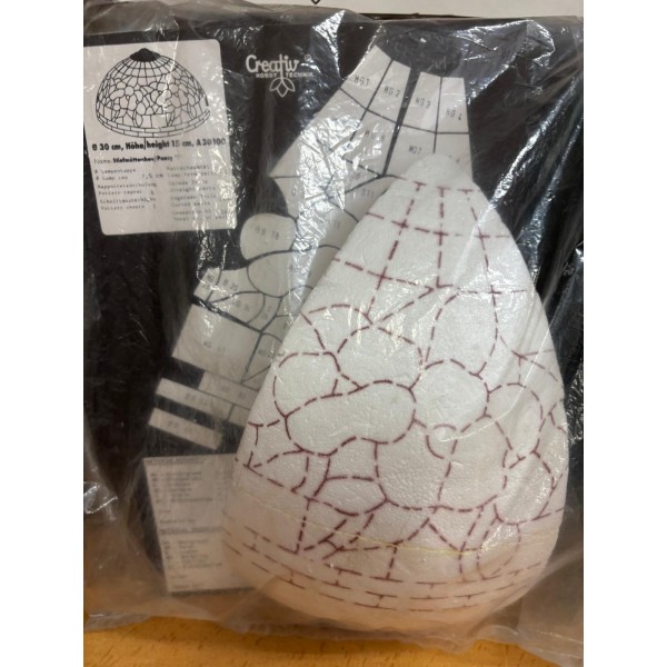 Molde lámpara 30cm segmento"